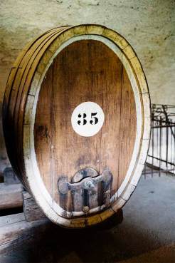 Fassungsvermögen: Der ehemalige Weinkeller im Castel Toblino.